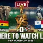 Ghana vs Panama World Cup 2026
