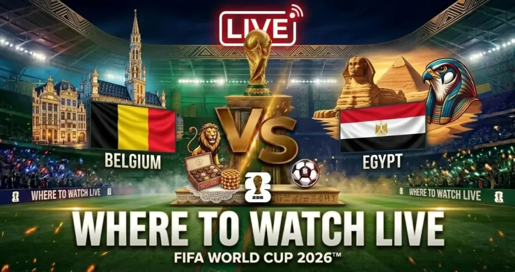 Belgium vs Egypt World Cup 2026
