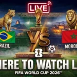 Brazil vs Morocco World Cup 2026