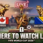 Canada vs Bosnia Herzegovina World Cup 2026