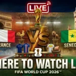 France vs Senegal World Cup 2026