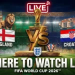 England vs Croatia World Cup 2026
