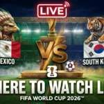 Mexico vs South Korea World Cup 2026