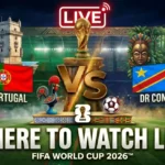 Portugal vs DR Congo World Cup 2026