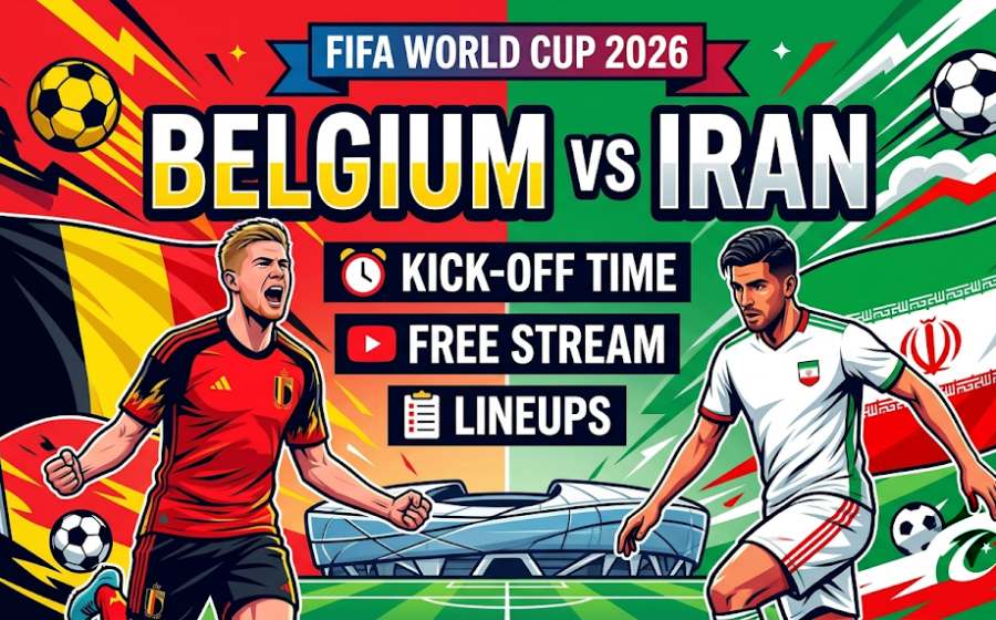 Belgium vs Iran Kick-Off