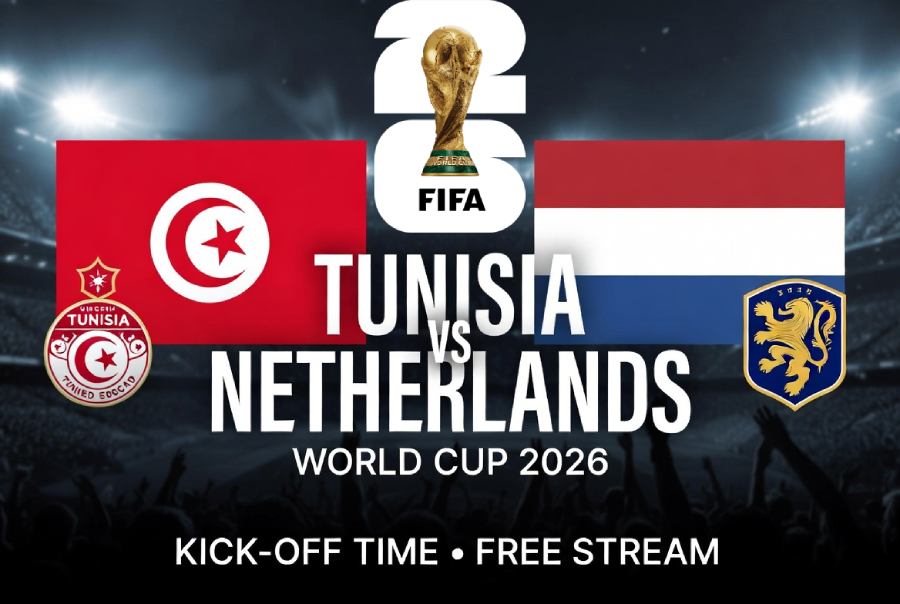 Tunisia vs Netherlands: Time, TV Channel & Free Stream | WC 2026
