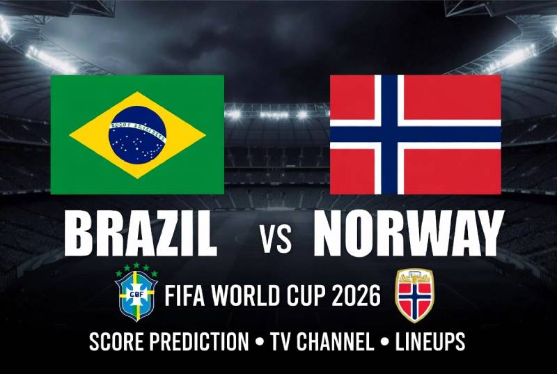 Brazil vs Norway: Score Prediction, TV Channel and Lineups